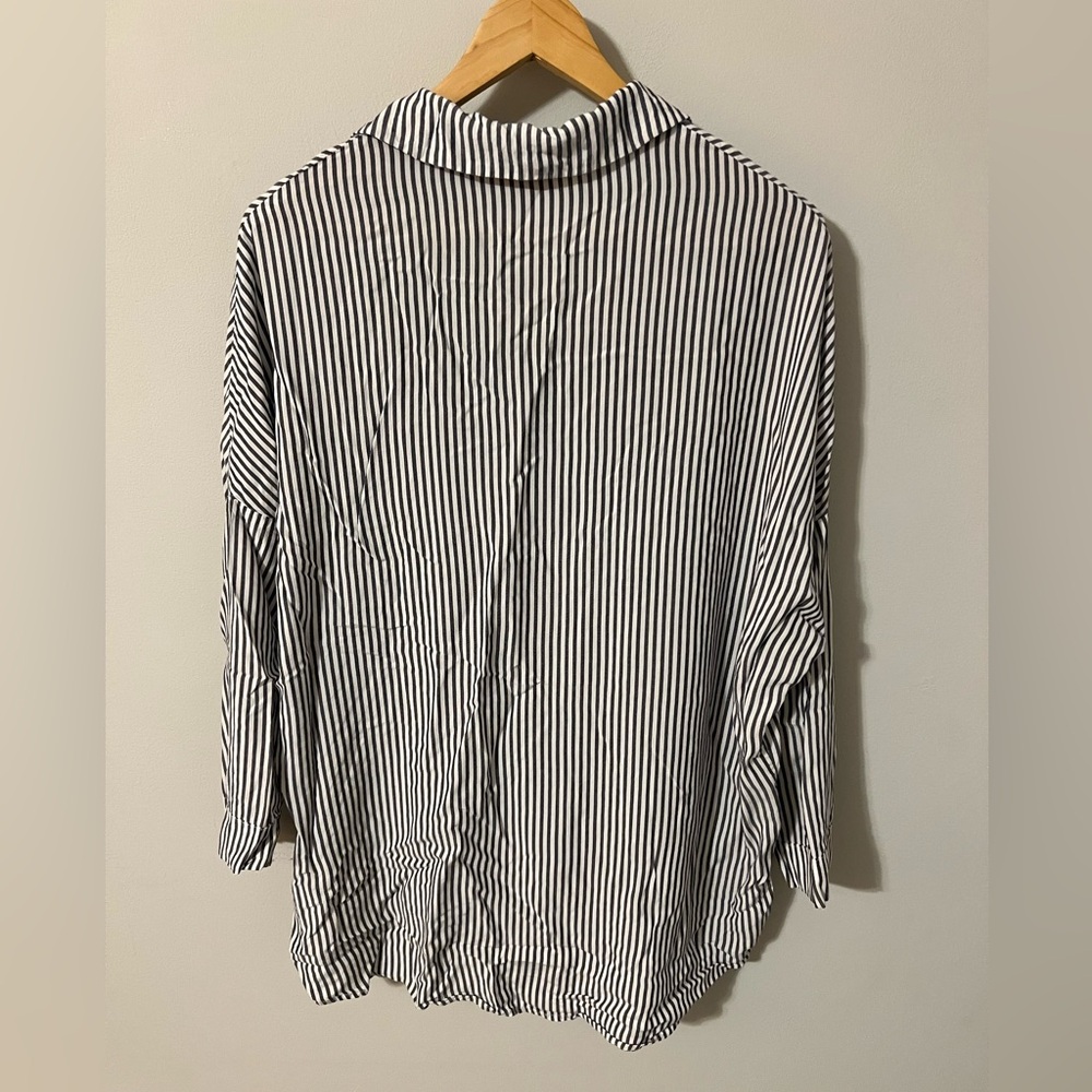 Show Me Your Mumu Lorolie Stripe Button Down Coverup Shirt - Picture 10 of 10